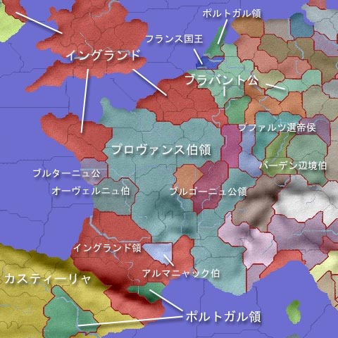 開戦前の勢力図